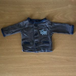 Bull Dog Carter's Preemie Pajama Top